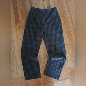 Brown Plaid Trousers